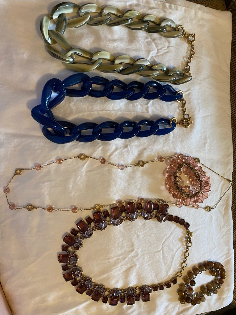J. Crew (vintage) necklace and bracelet lot